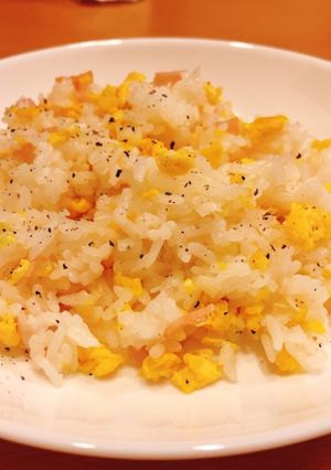 子どもたちがおかわり！簡単卵ハムネギ炒飯-レシピのメイン写真