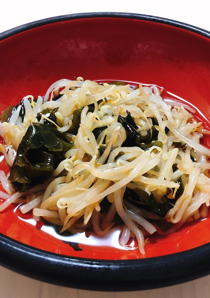 もやしとわかめの酢の物-レシピのメイン写真