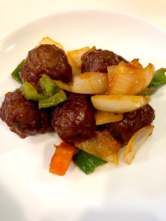 豚ひき肉で作る酢豚-レシピのメイン写真