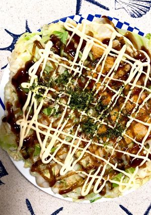 キャベツだけなんちゃってお好み焼き-レシピのメイン写真