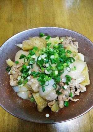 梨湖の麺つゆだけ甘辛肉じゃが-レシピのメイン写真