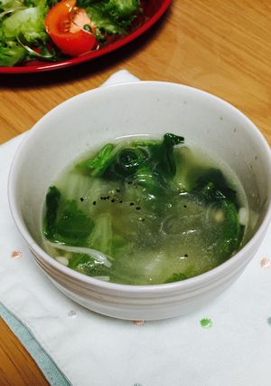 あったか。春雨と白菜のスープ-レシピのメイン写真