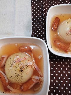 簡単♡電気圧力鍋de丸ごと玉ねぎスープ♪-レシピのメイン写真