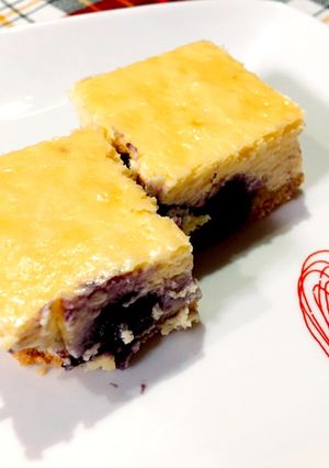 ニューヨークチーズケーキ＊ブルーベリー-レシピのメイン写真