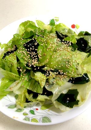 レタスとワカメの中華サラダ-レシピのメイン写真