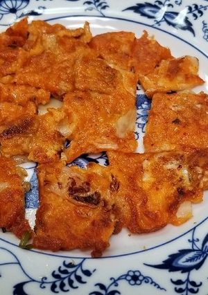 豚キムチチヂミ-レシピのメイン写真