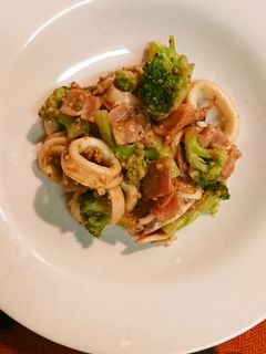 イカベーコンマヨ炒め-レシピのメイン写真