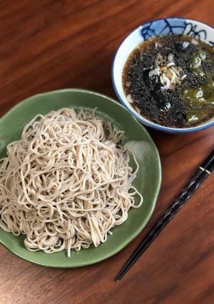 茄子の揚げ浸し蕎麦-レシピのメイン写真
