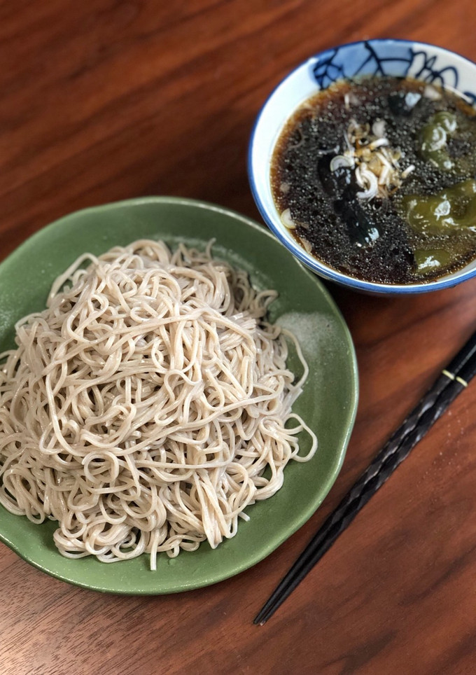 茄子の揚げ浸し蕎麦-レシピのメイン写真