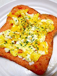 明太マヨ玉子トースト-レシピのメイン写真
