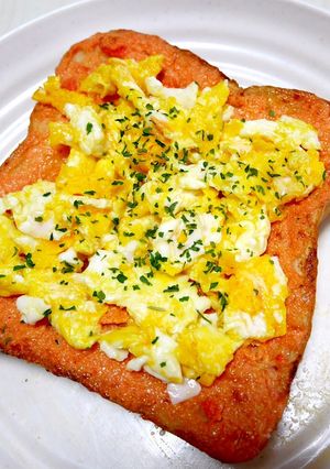 明太マヨ玉子トースト-レシピのメイン写真