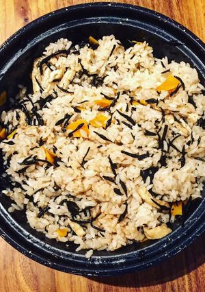 お鍋で炊く◎ひじきの炊き込みご飯-レシピのメイン写真