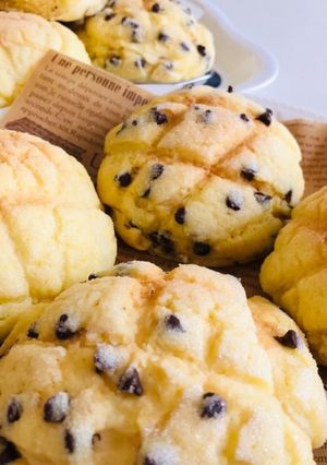 ♡メロンパンとチョコチップメロンパン♡-レシピのメイン写真
