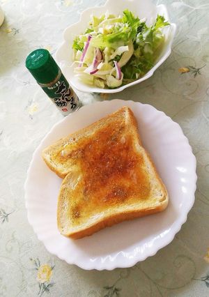 甘じょっぱ☆はちみつ山椒トースト-レシピのメイン写真
