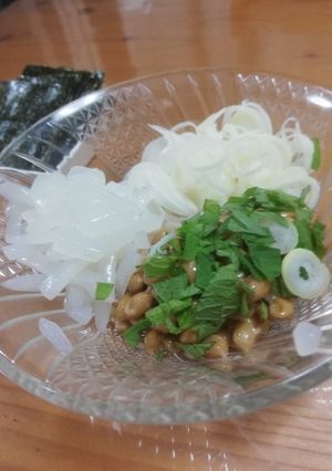 ズボラつまみ！イカ納豆合え-レシピのメイン写真