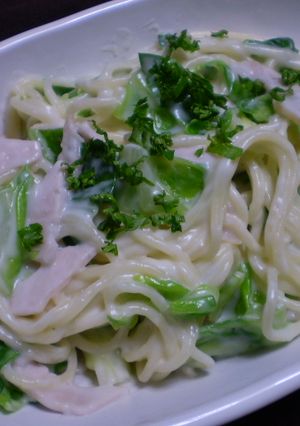 春キャベツのゴルゴンゾーラクリームパスタ-レシピのメイン写真