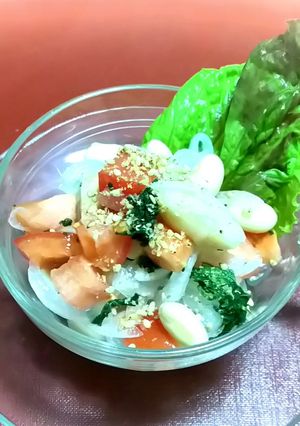 白いんげんとトマトのオニオンマリネ-レシピのメイン写真