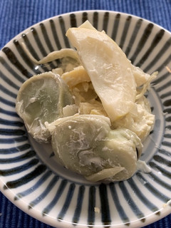 破竹 そら豆の 柿酢わさびマヨ和え-レシピのメイン写真