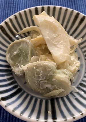 破竹 そら豆の 柿酢わさびマヨ和え-レシピのメイン写真