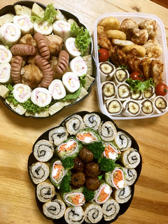 運動会 巻き巻き賑やか弁当♪-レシピのメイン写真