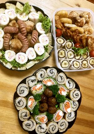 運動会 巻き巻き賑やか弁当♪-レシピのメイン写真