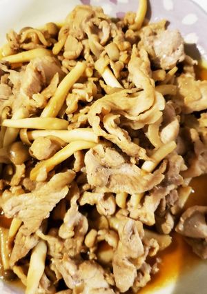 豚肉とシメジのサッパリいため-レシピのメイン写真
