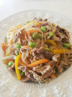 豚肉 野菜 白滝 醤油 ナンプラー炒め-レシピのメイン写真