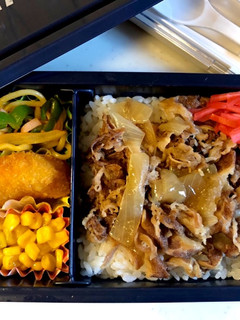 中学生弁当日記(牛丼弁当編)-レシピのメイン写真
