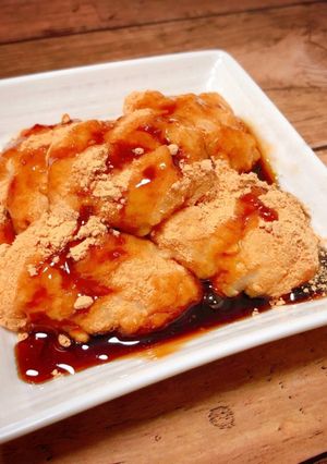 《レンジ》低カロリーおやつ＊豆腐もち-レシピのメイン写真