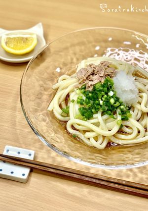 簡単＆一皿満足＊夏のツナおろしうどん＊-レシピのメイン写真