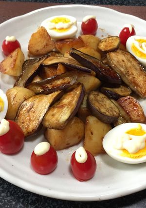 じゃがいもとなすの焼きのタレ炒め-レシピのメイン写真