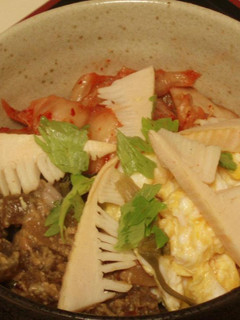 簡単!筍とふきの味噌煮の3色丼-レシピのメイン写真