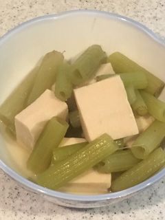 ふきと高野豆腐の煮物-レシピのメイン写真