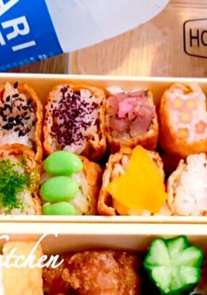 簡単カラフルミニいなり寿司-レシピのメイン写真