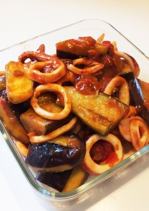 超簡単!パスタソースでトマト煮込み風-レシピのメイン写真