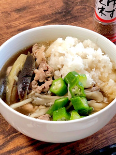 豚肉となすのさっぱりうどん-レシピのメイン写真