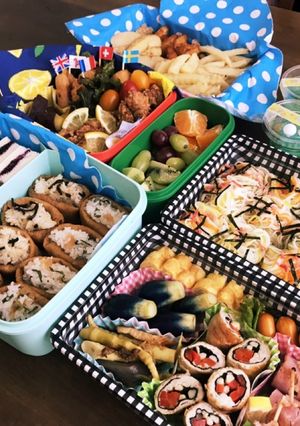 2019運動会弁当 素麺&いなり寿司-レシピのメイン写真