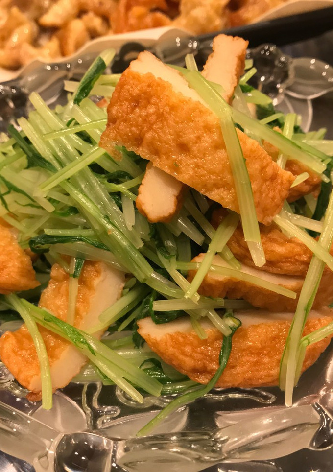 水菜とさつま揚げの煮浸し-レシピのメイン写真