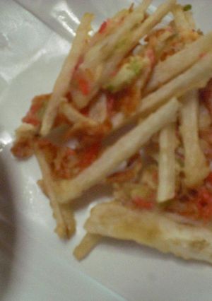 簡単　スピーディー　長芋のかき揚げ-レシピのメイン写真