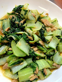 青い野菜とシーチキン炒め-レシピのメイン写真