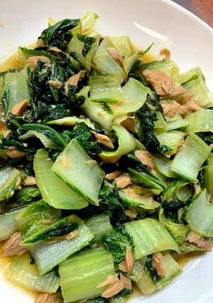 青い野菜とシーチキン炒め-レシピのメイン写真