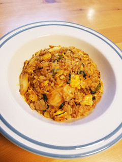 子供も大好き☆豚キムチ炒飯☆-レシピのメイン写真