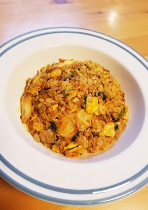 子供も大好き☆豚キムチ炒飯☆-レシピのメイン写真