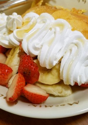 HMでふわふわパンケーキ大さじでできるよ-レシピのメイン写真