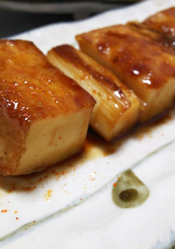 厚揚げとねぎの串焼き～焼きとりねぎま風～-レシピのメイン写真