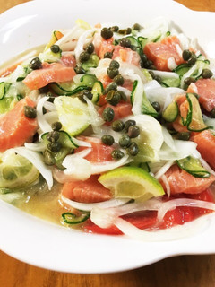 かんたん豪華なサーモンマリネ-レシピのメイン写真