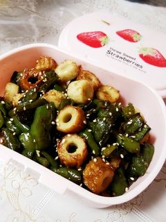ピーマンとちくわの甘辛常備菜-レシピのメイン写真