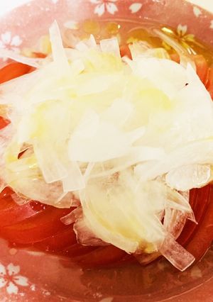 新玉ねぎとトマトのマリネ-レシピのメイン写真