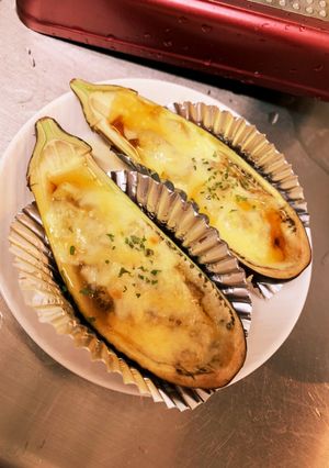 ❁ナスのチーズボート❁-レシピのメイン写真