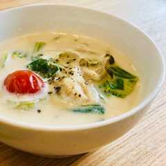 รูปของ 野菜ときのこのクリームスープ